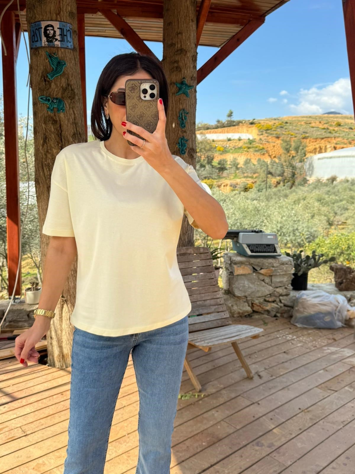Basic Tshirt Sarı