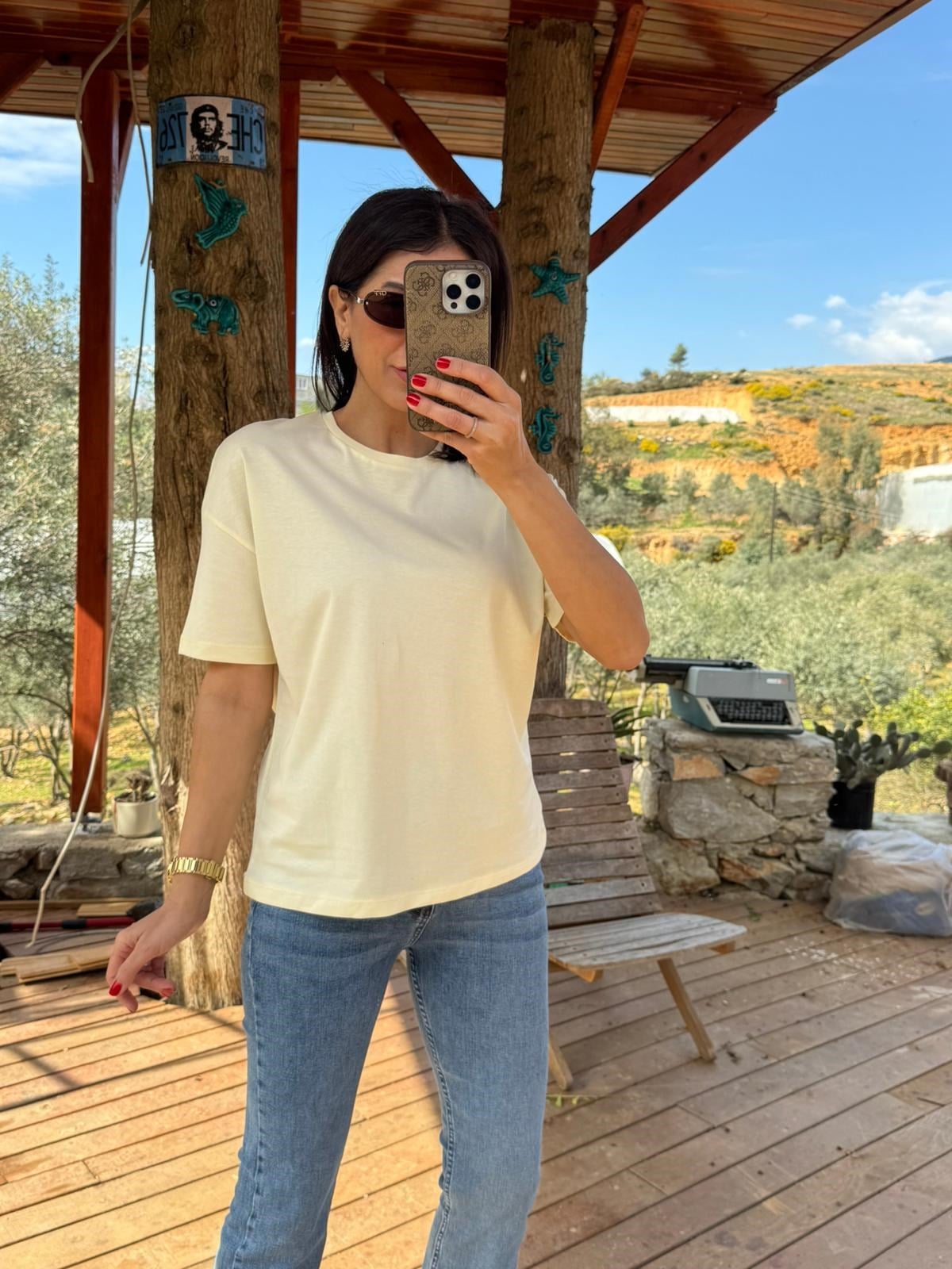 Basic Tshirt Sarı