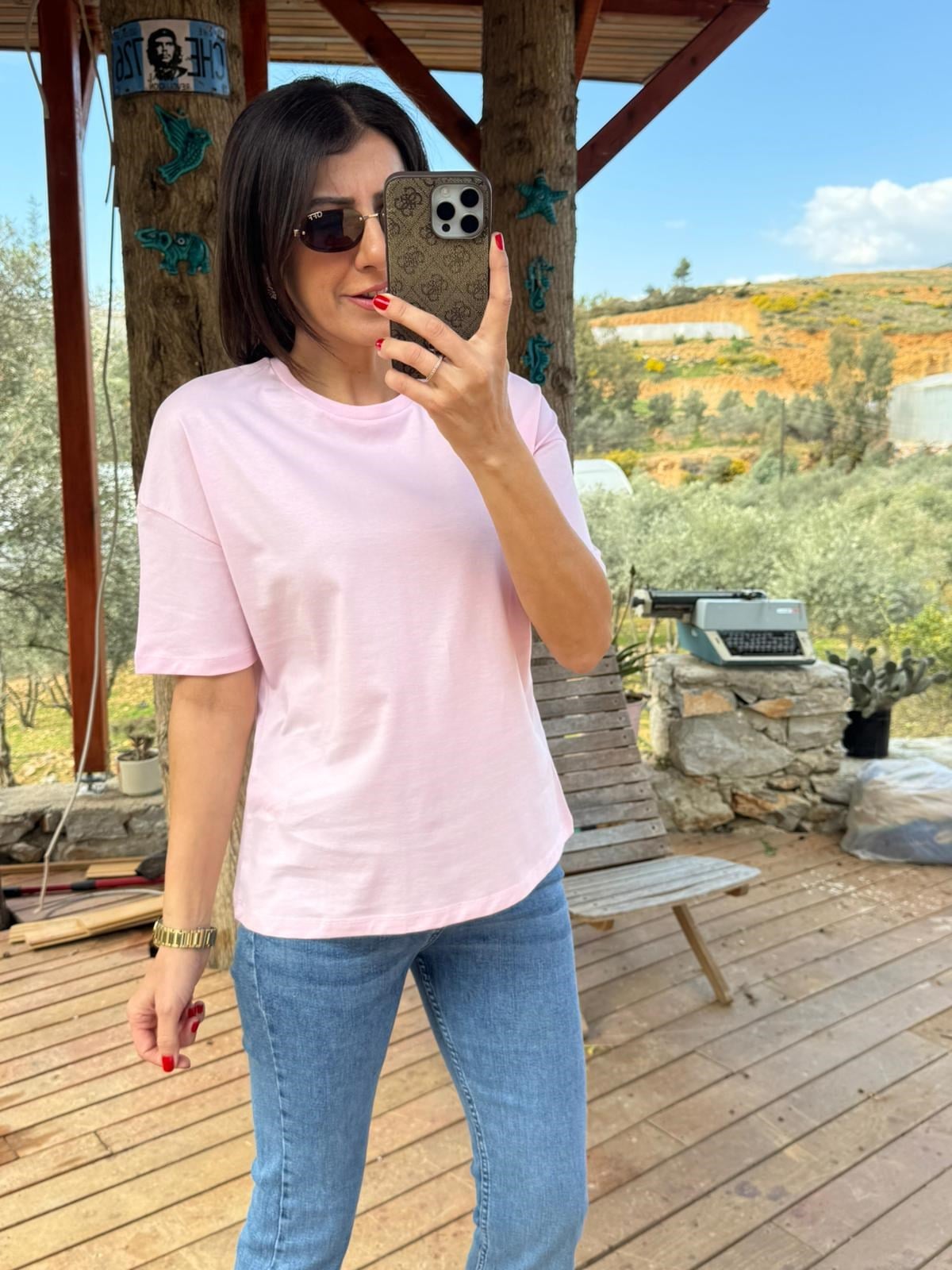 Basic Tshirt Pembe 