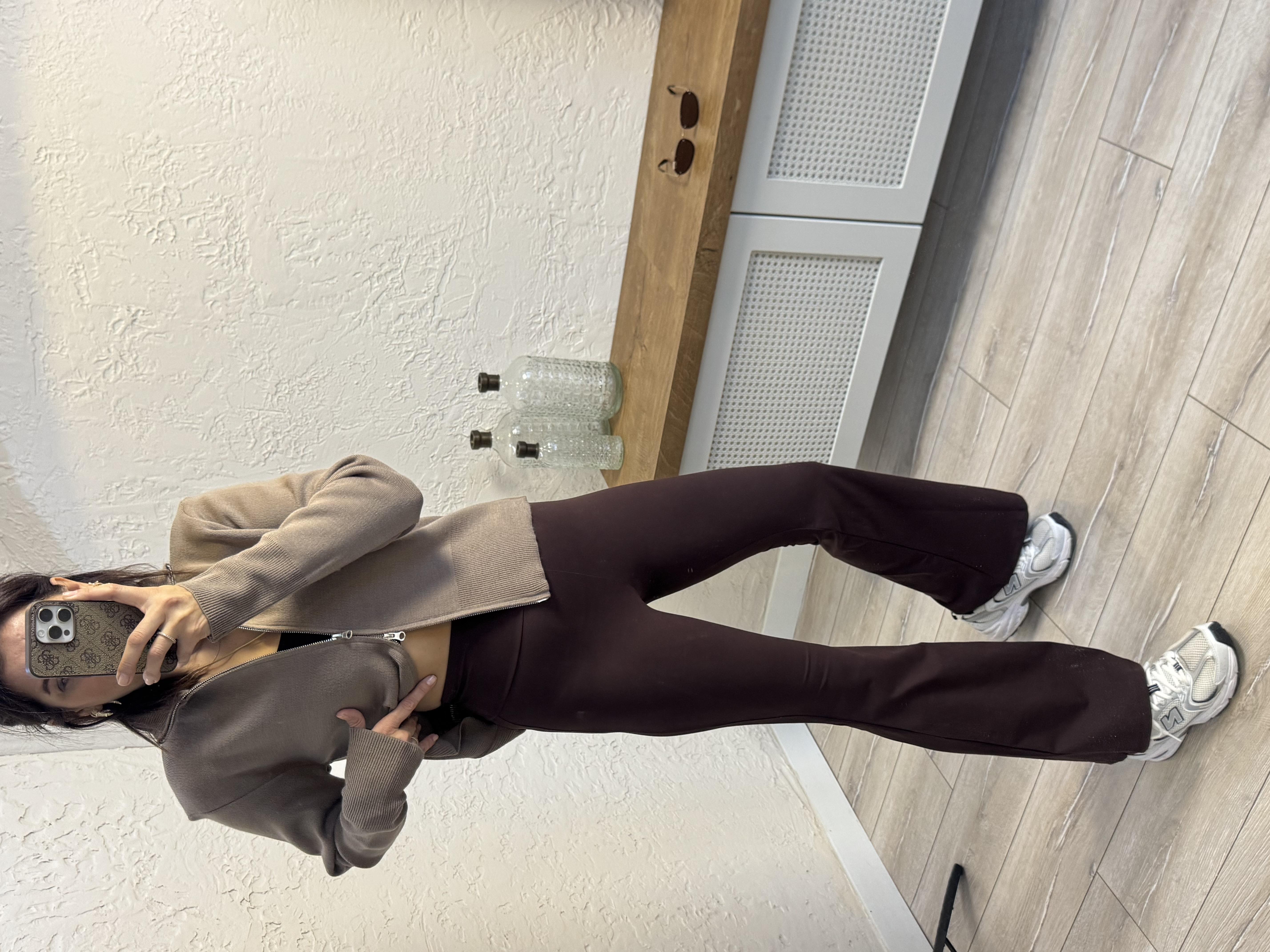 Belize Lüx İspanyol tayt Kahve