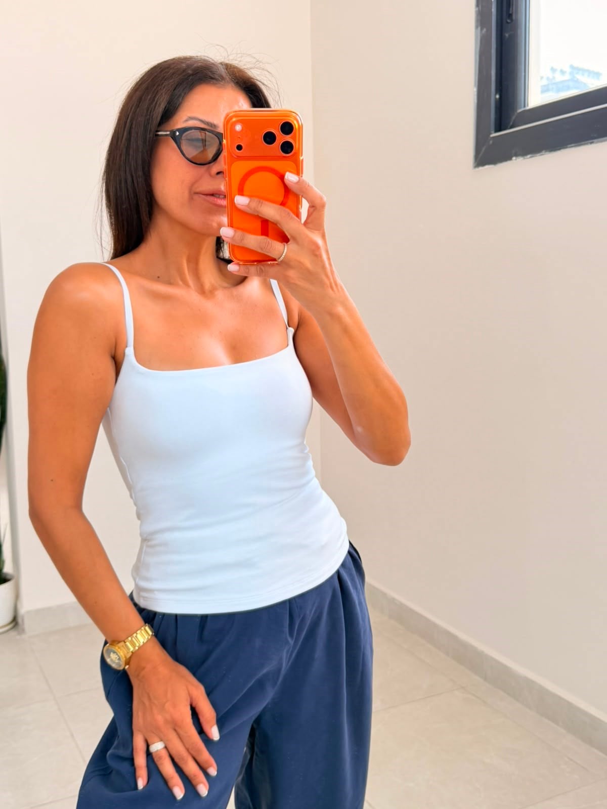 Bra -Free Askılı Top Beyaz