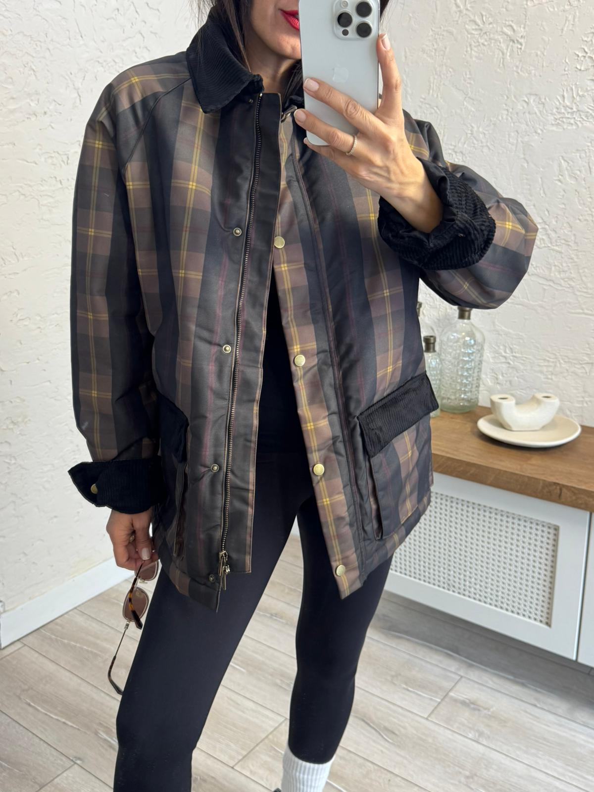 Ekoseli Garnili Parka