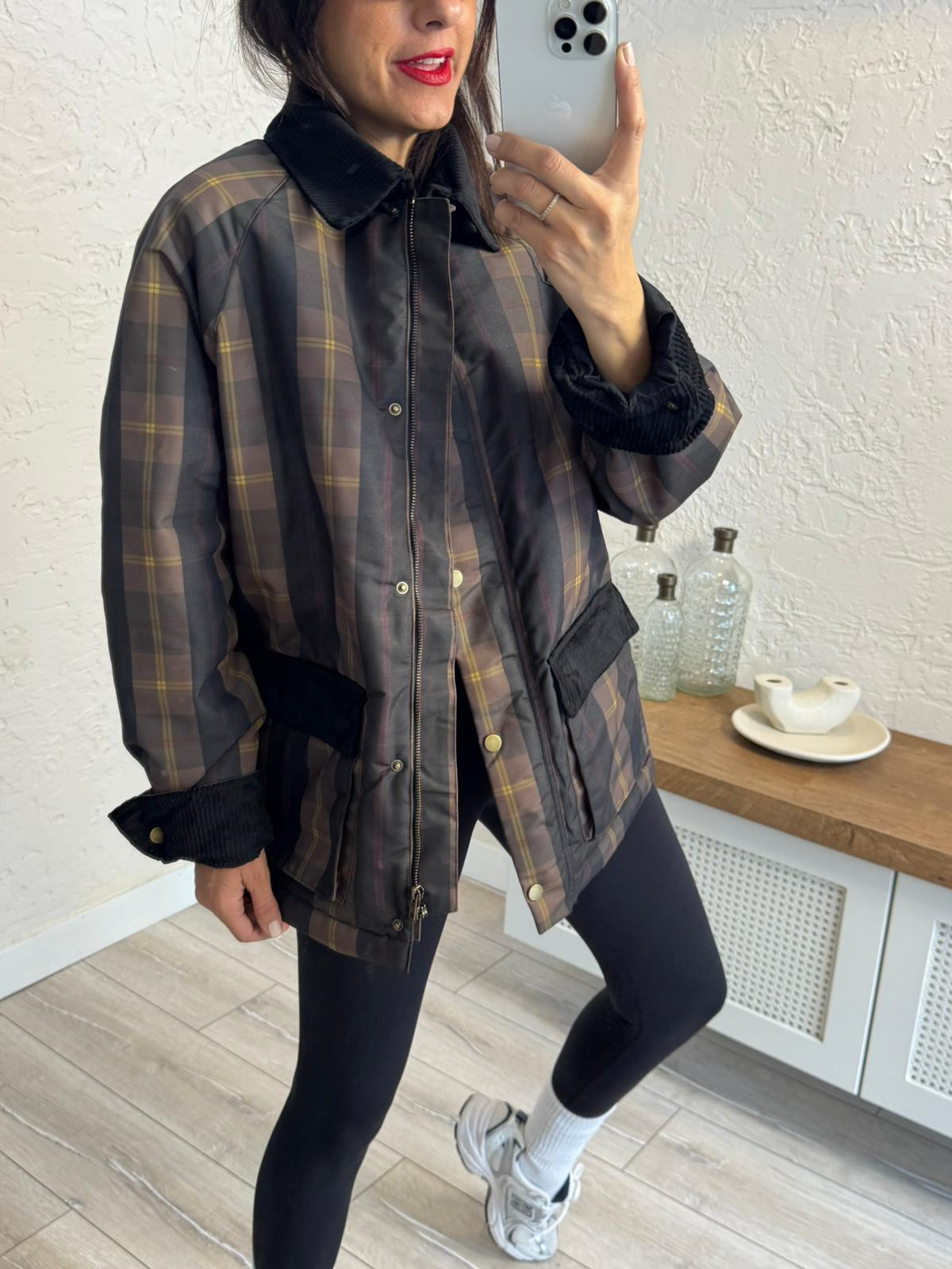Ekoseli Garnili Parka