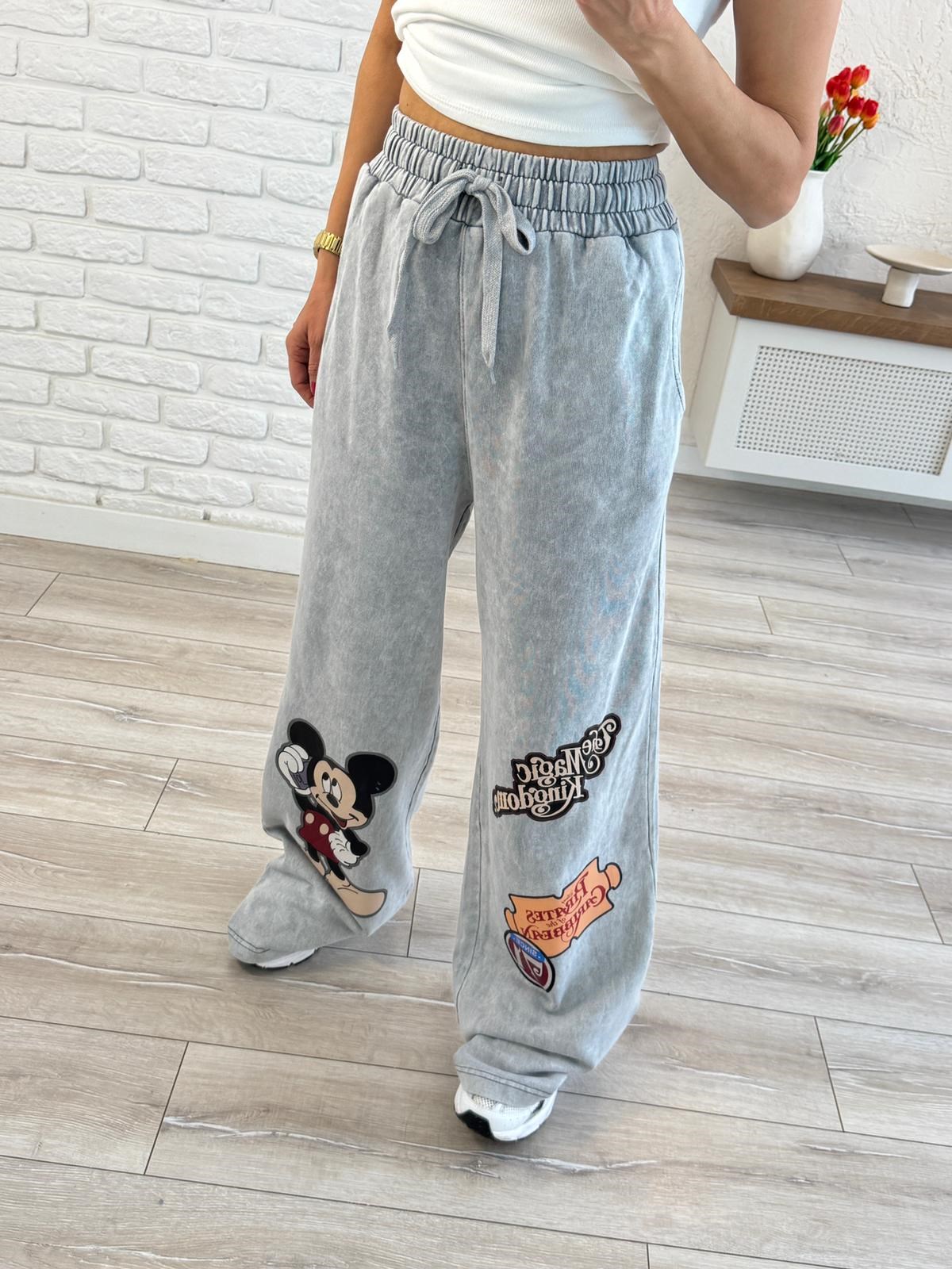 Magic Kingdom Baskılı Eşofman Gri