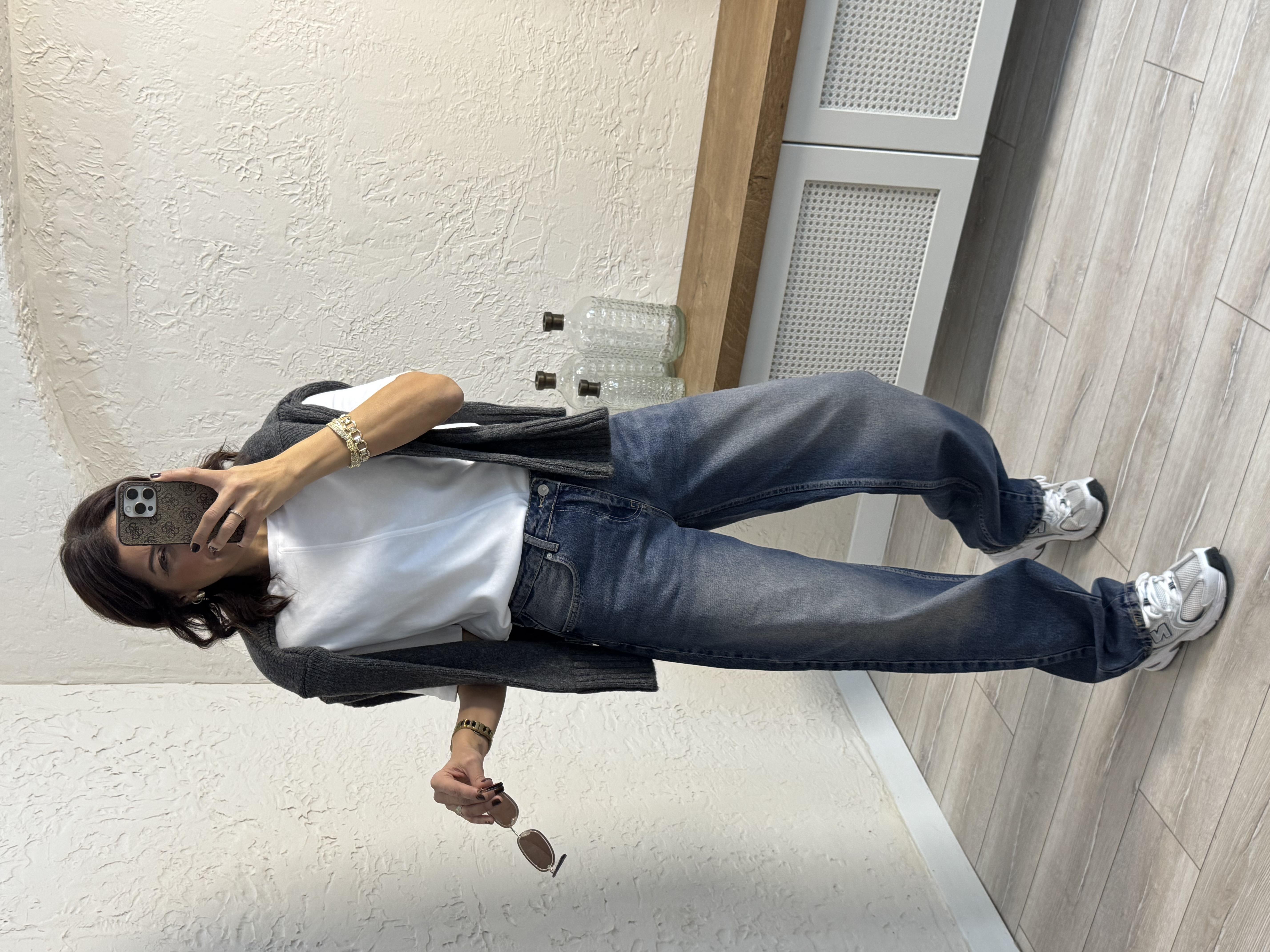 Mavi Tintli Balon model jean 