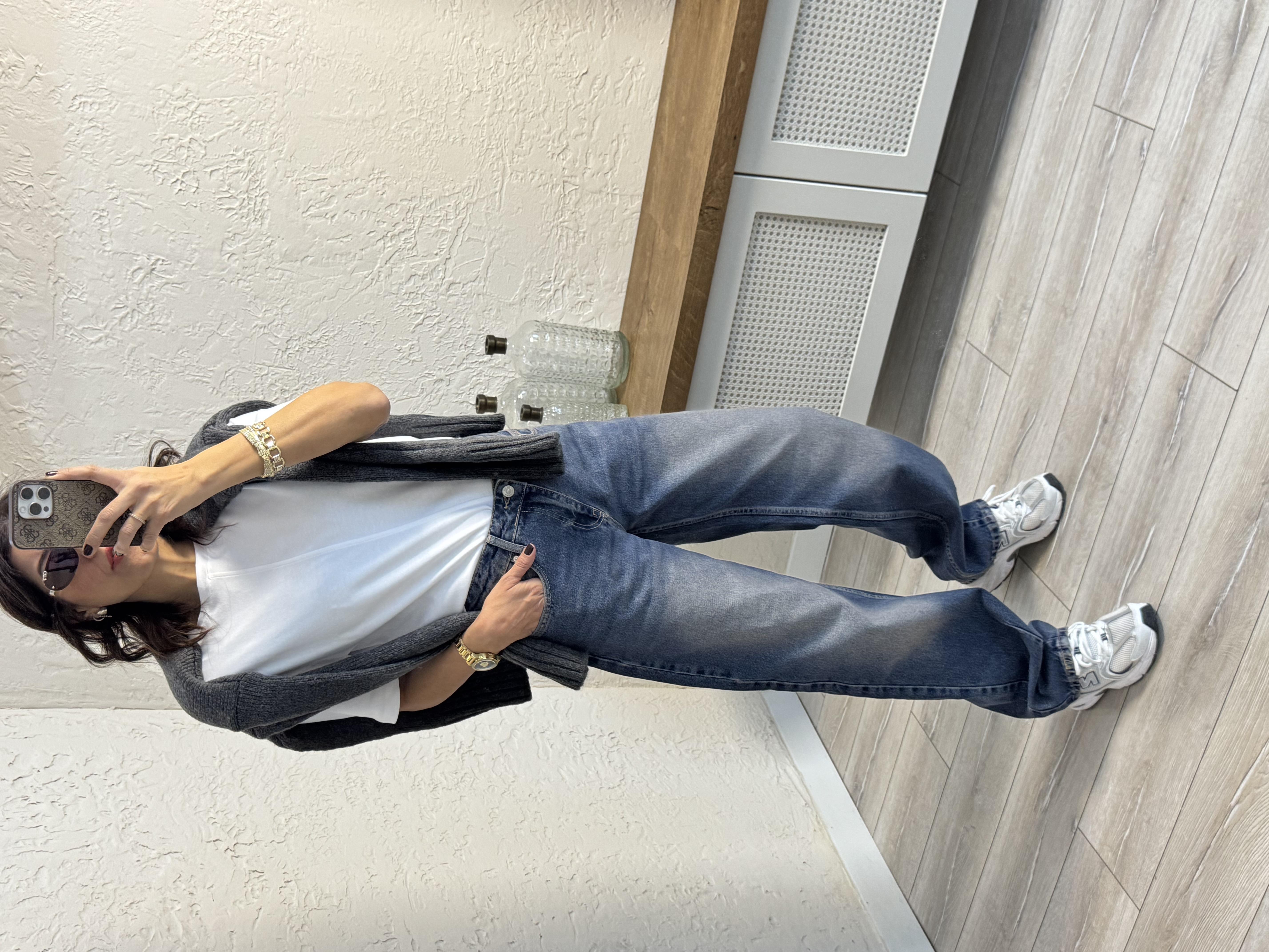 Mavi Tintli Balon model jean 