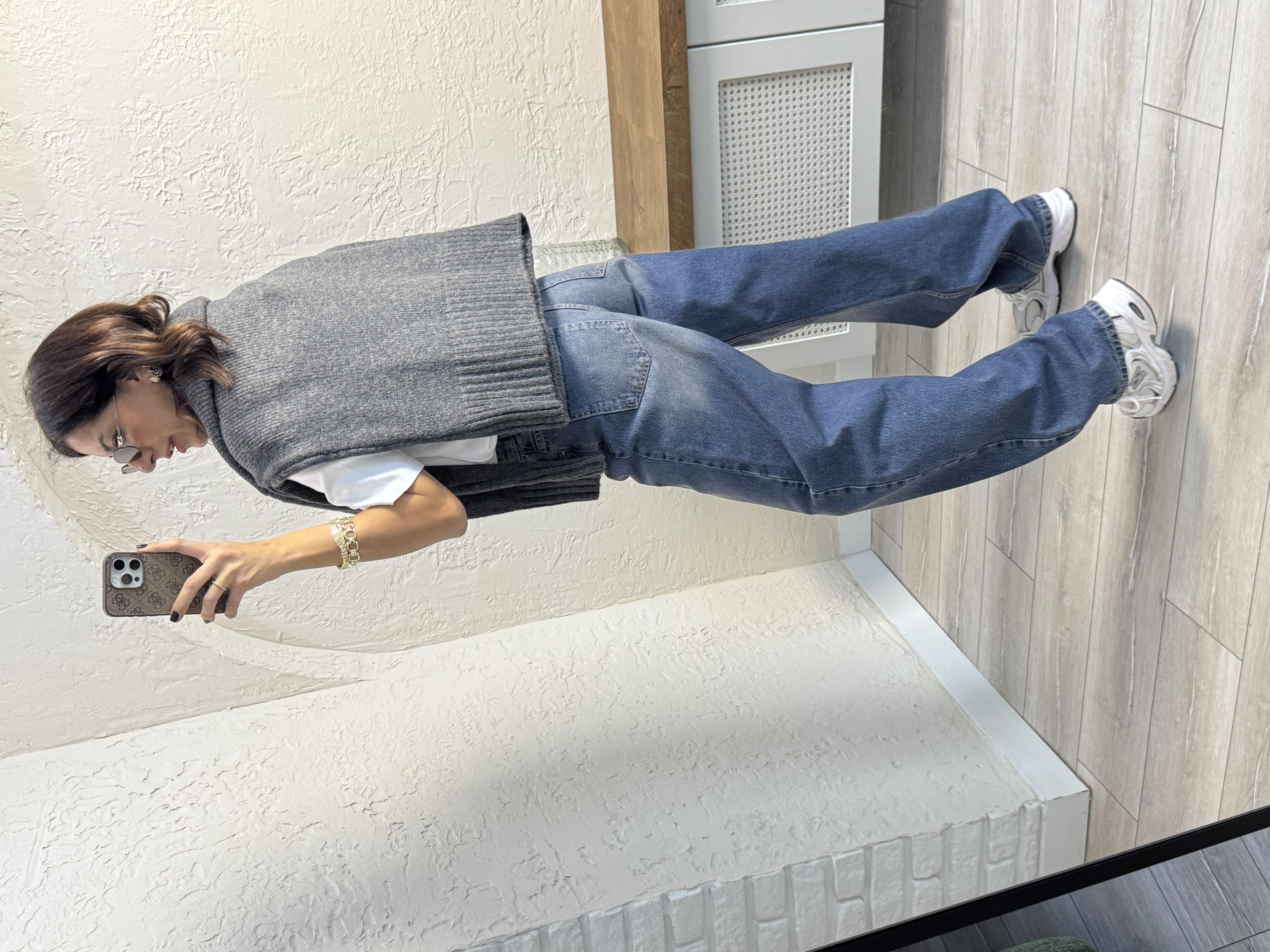 Mavi Tintli Balon model jean 