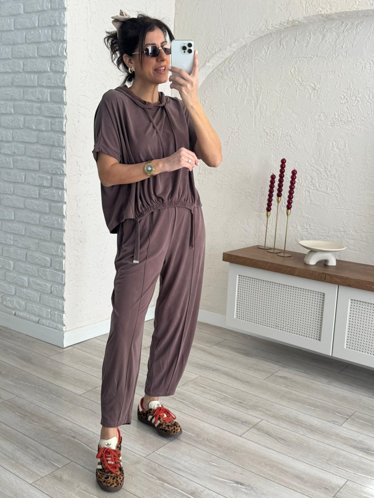 Modal Süprem Takım Eskitme Kahve