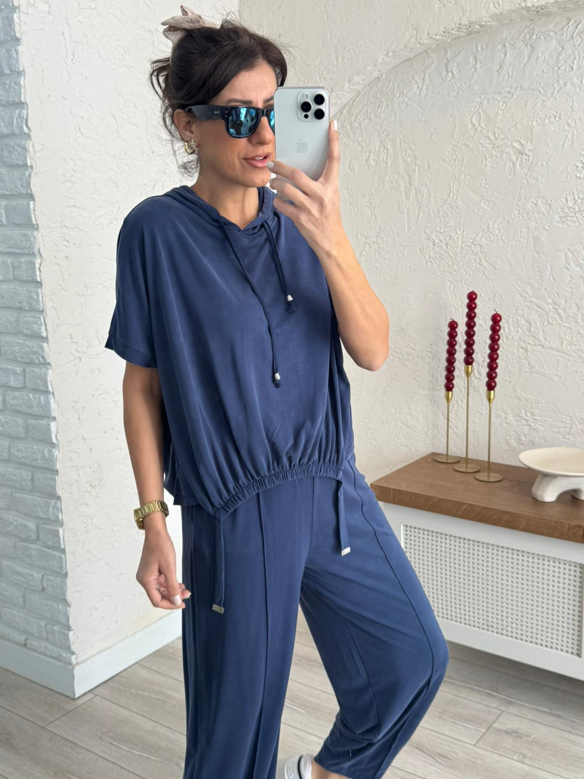 Modal Süprem Takım Eskitme Lacivert