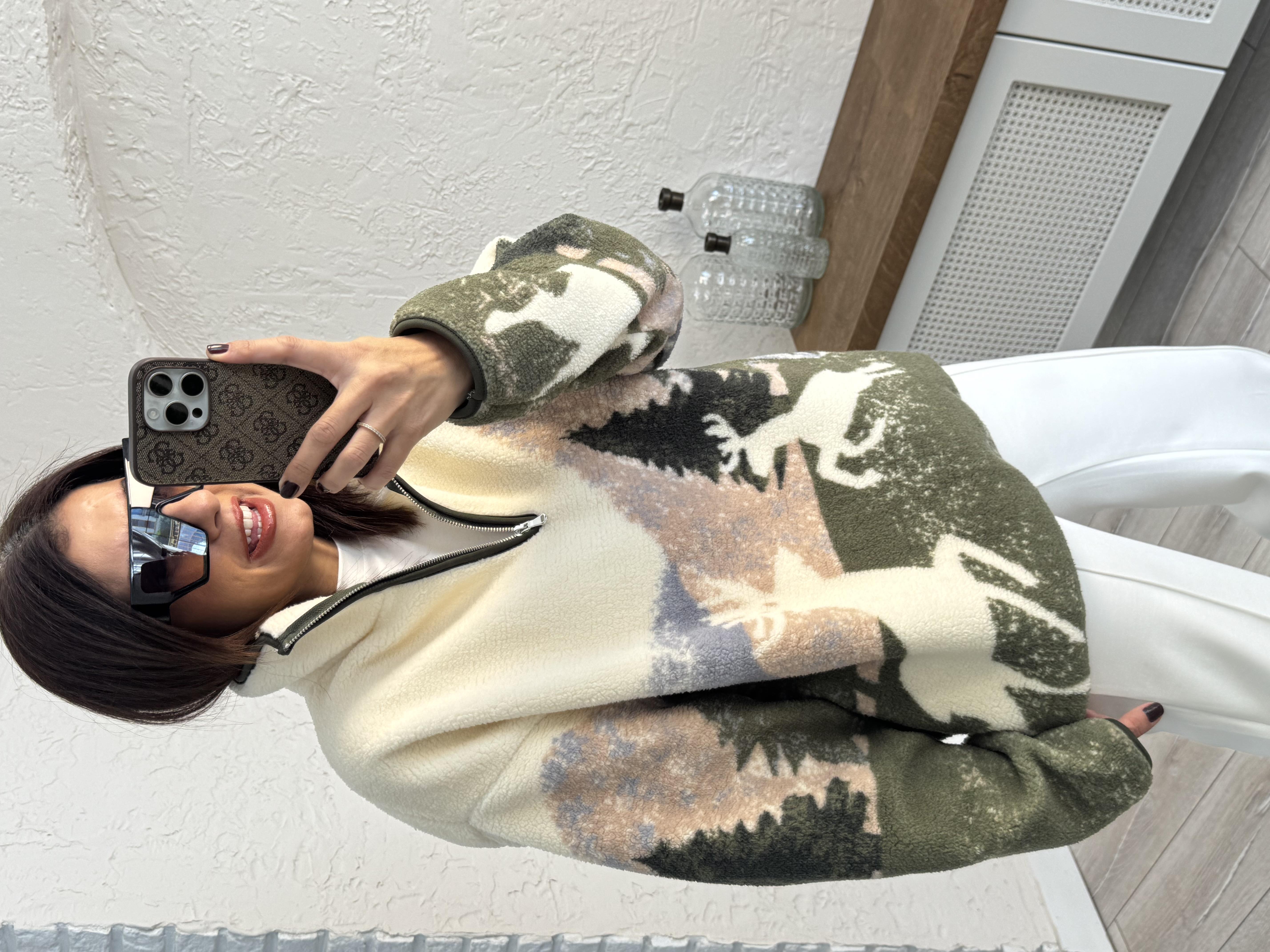 Oysh Model Geyikli Polar Sweat