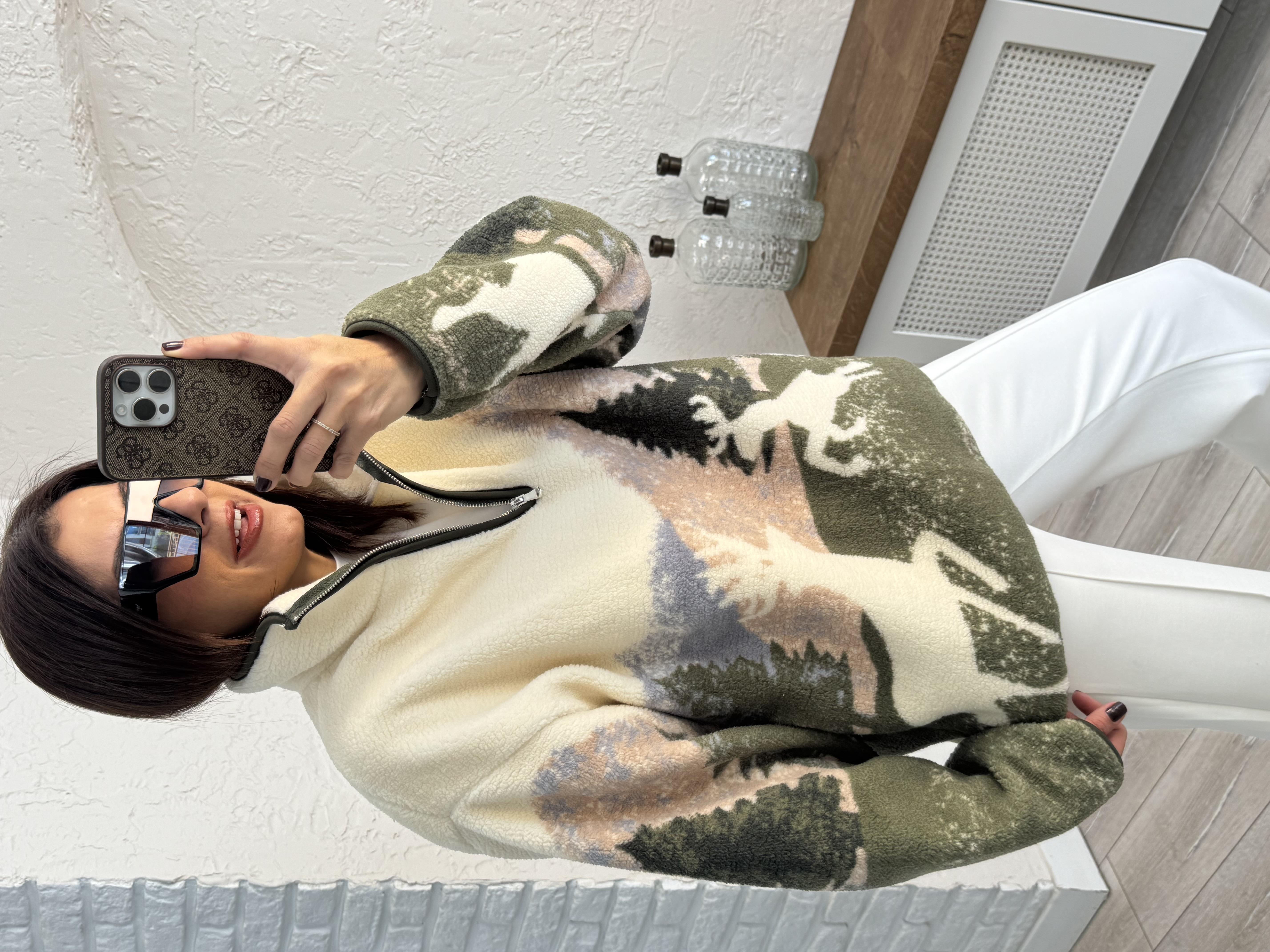 Oysh Model Geyikli Polar Sweat