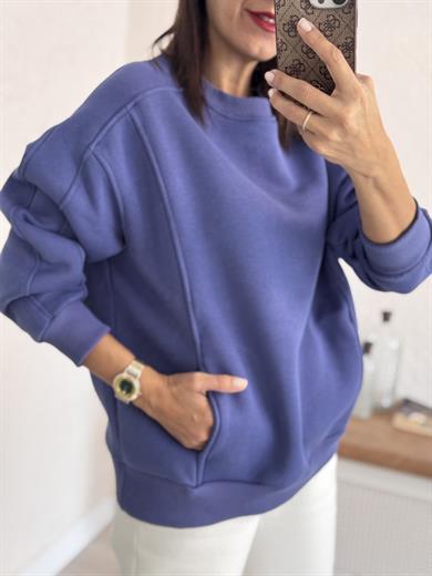  İndigo Bisiklet Yaka Sweat 