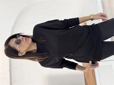 1. Sınıf Kalite Basic Sweat Siyah