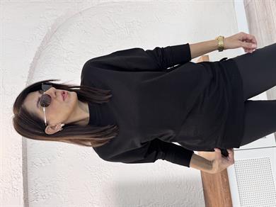 1. Sınıf Kalite Basic Sweat Siyah