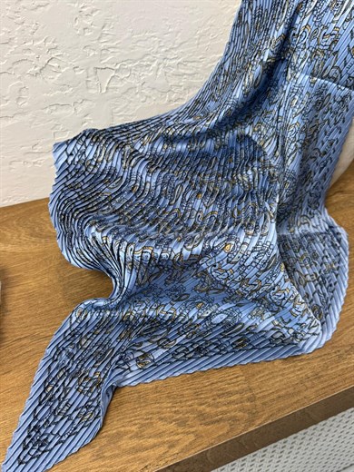 60*60 Pliseli Saten Fular