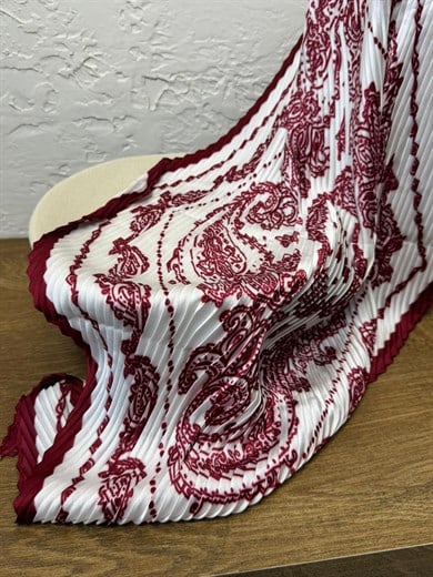 60*60 Pliseli Saten Fular