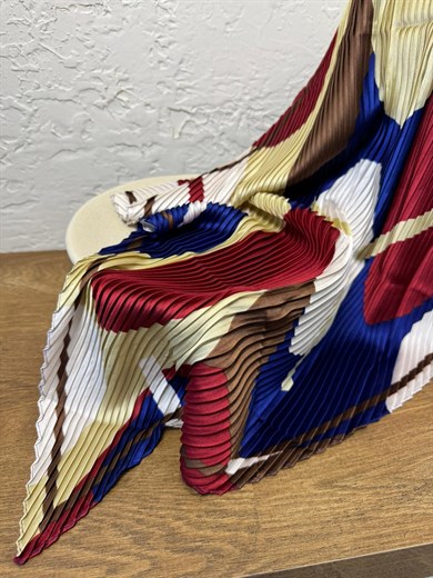 60*60 Pliseli Saten Fular