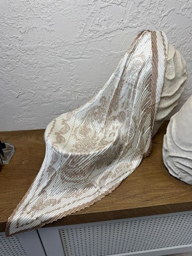 60*60 Pliseli Saten Fular