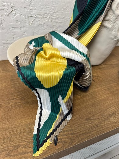 60*60 Pliseli Saten Fular