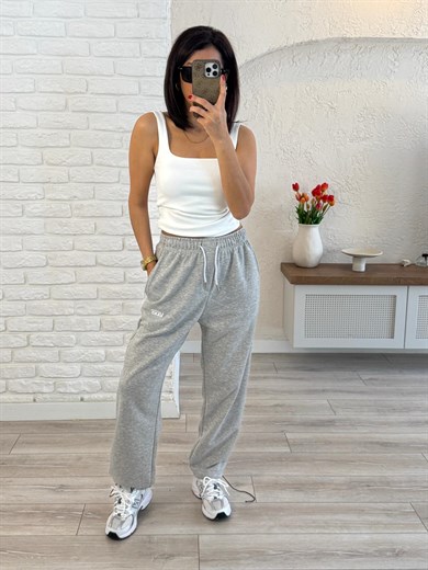 Baggy Eşofman Altı  Gri 