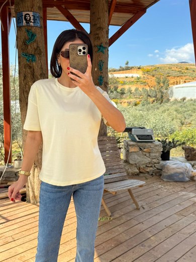 Basic Tshirt Sarı