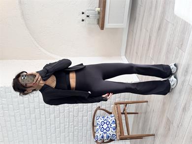 Belize Lüx İspanyol Tayt Siyah 