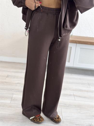 Bomber Ceketli Takım Acı Kahve 