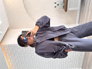 Bomber Ceketli Takım Antrasit