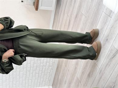 Bomber Ceketli Takım  Haki