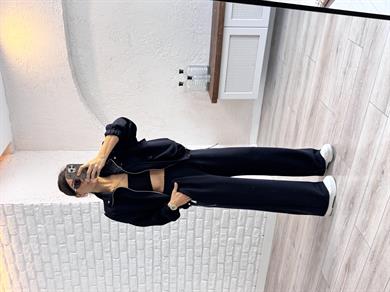 Bomber Ceketli Takım Lacivert