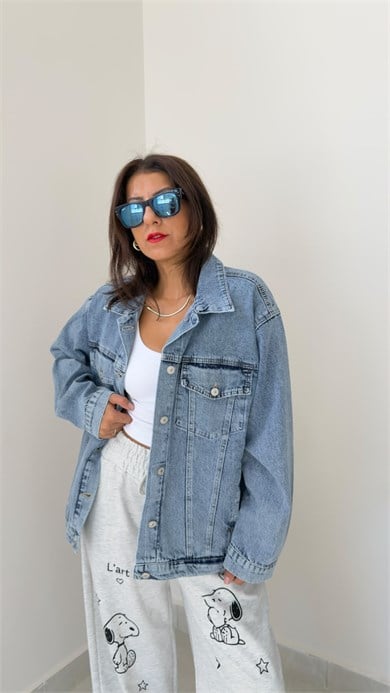 Boyfriend Kot Ceket Açık Kar Yıkama