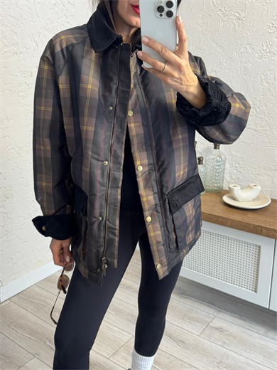 Ekoseli Garnili Parka