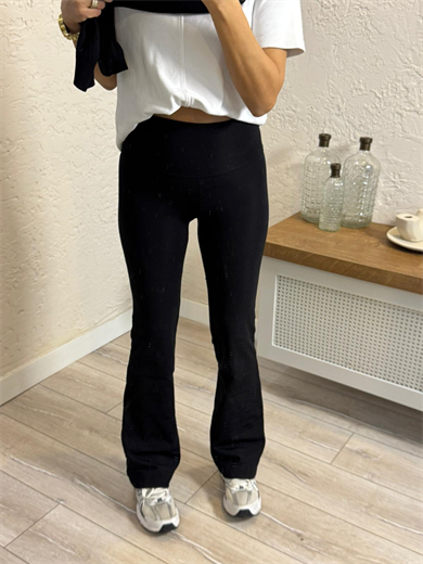 İç Şardonlu İspanyol Tayt Siyah