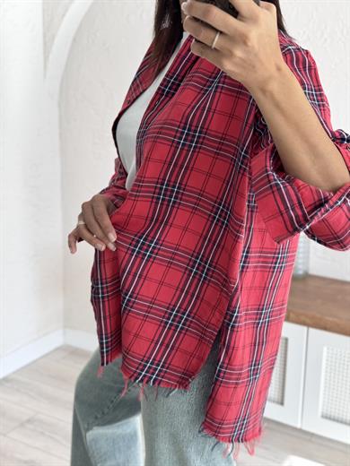 Kırmızı Ekoseli Gömlek