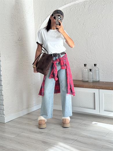 Kırmızı Ekoseli Gömlek