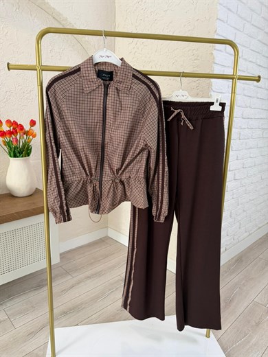 Kolu Garnili Şeritli Pitikare Şeritli Takım