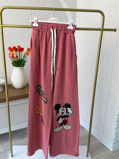 Magic Kingdom Baskılı Eşofman Kiremit