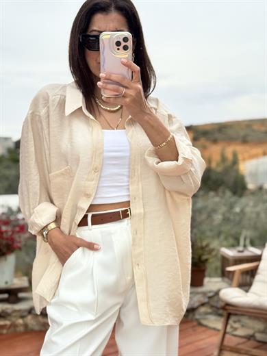 Modal Dokulu Salaş Gömlek Taş