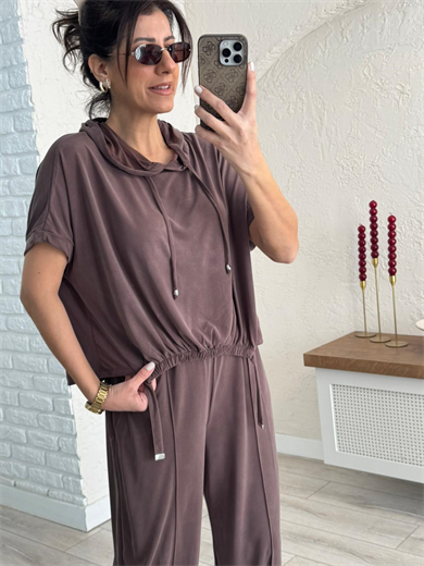 Modal Süprem Takım Eskitme Kahve