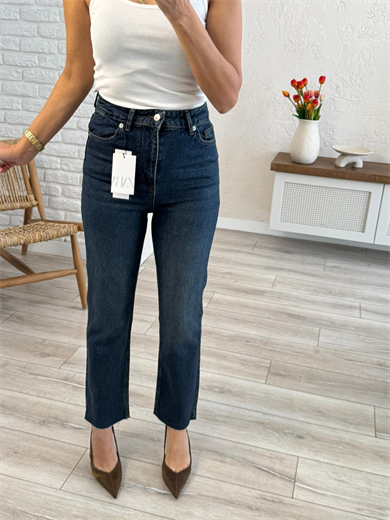 Premium Kalite Yüksek Bel Boyfit Jean Tint