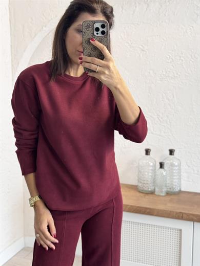 Selanik Kumaş Takım  Bordo