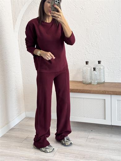 Selanik Kumaş Takım  Bordo