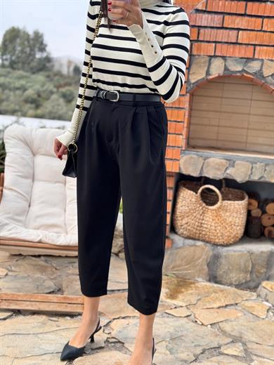 Siyah Balon Pantolon