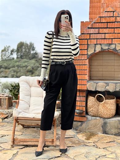 Siyah Balon Pantolon