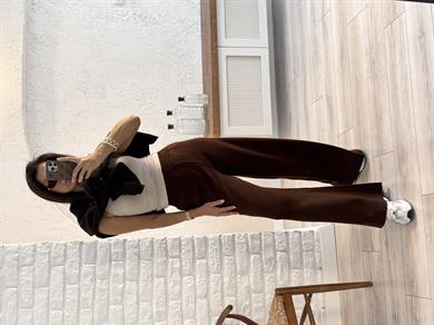 Triko Pantolon Acı Kahve