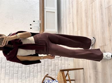 Triko Pantolon Mürdüm 