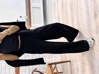 Triko Pantolon Siyah