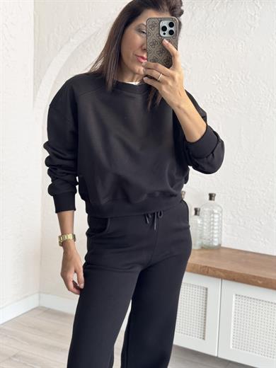 Üç İplik Şardonsuz Bomber Sweat