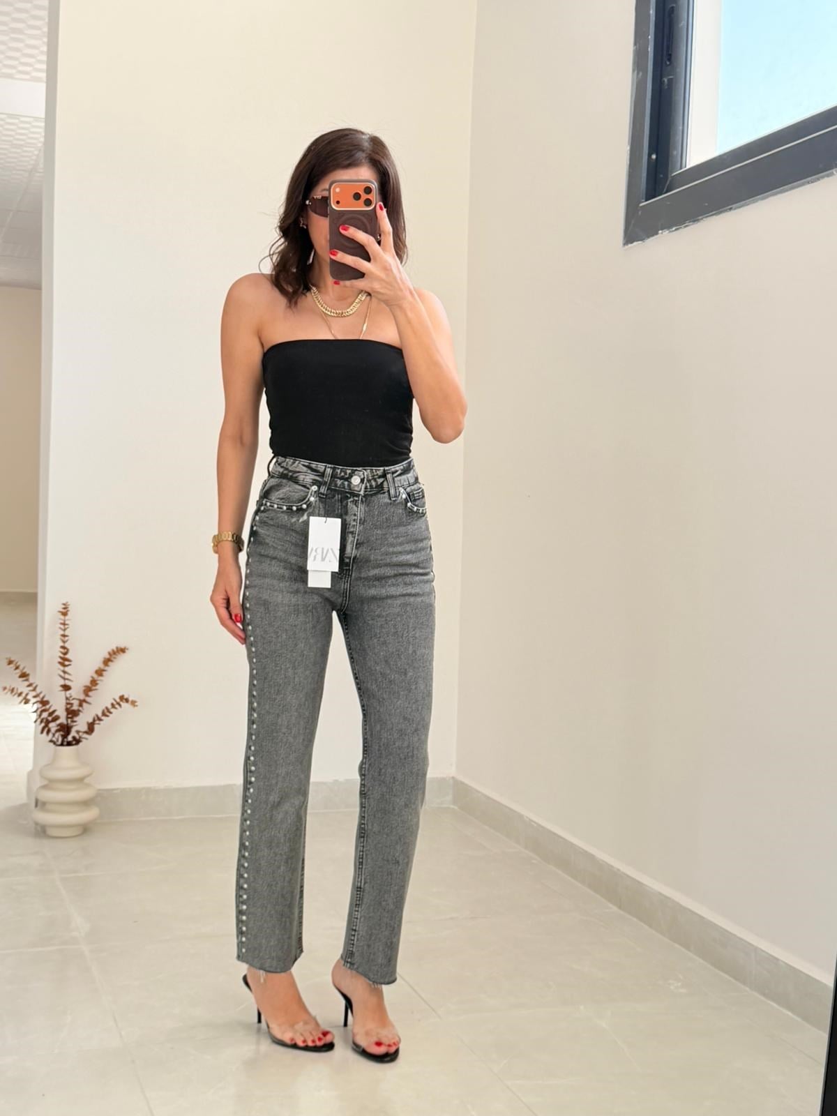  Dilvin Starplez Crop Top Siyah