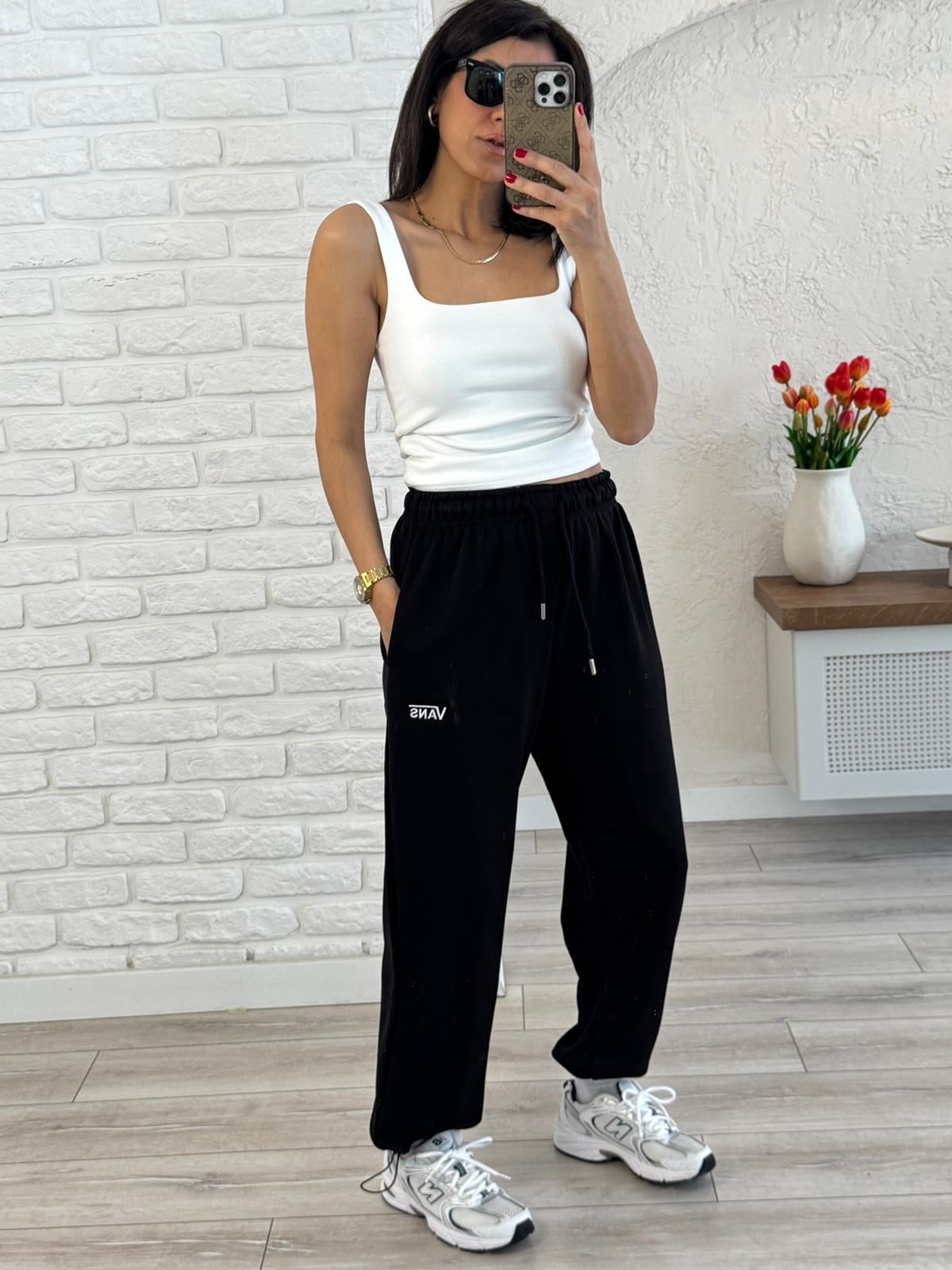 Baggy Eşofman Altı Siyah